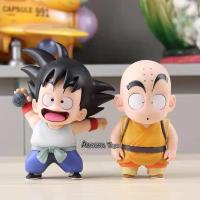 Figura De Anime Dragon Ball Son Goku Y Krillin Modelo PVC De Escritorio Ornamento Colección Juguetes Regalos Para Adultos - details 0