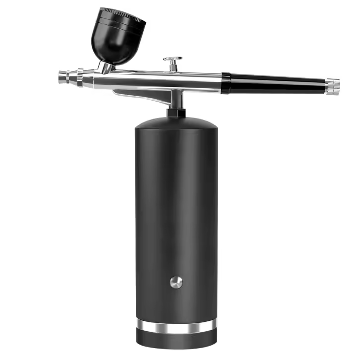 Kit De Aerógrafo Portátil Con Compresor Para Arte De Uñas Pintura De Pastel Y Manualidades Herramienta De Pulverización Para Negocios De Belleza - 1