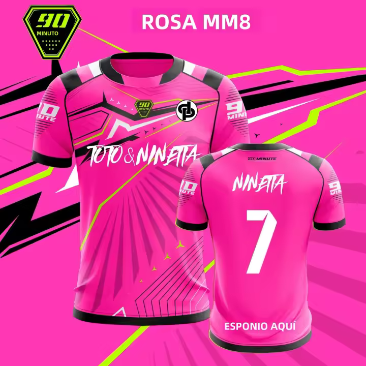 Camiseta Transpirable Para Hombres Y Mujeres Con Manga Corta Impresión 3D Deportiva Para Enthusiasts De La Serie De 90 Minutos - 1