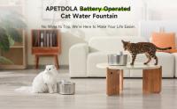 Fuente De Agua Inalámbrica Para Gatos Y Perros APETDOLA 4L Con Sensor Automático Dispensador De Agua Para Mascotas Accesorios Para Bebida De Animales - details 0