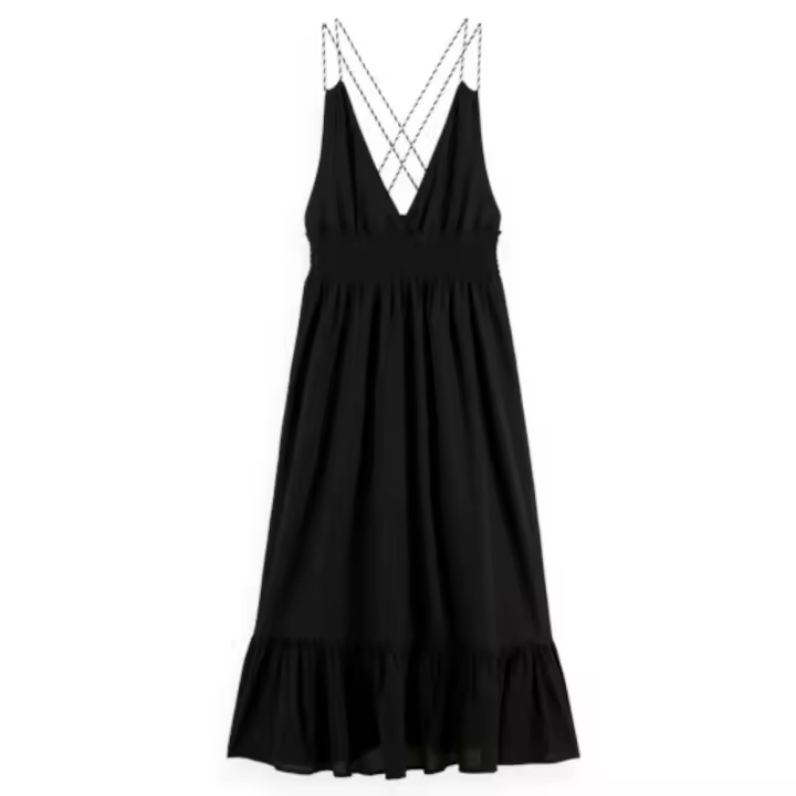 Scotch & Soda Vestido Largo Smock Waistband - 1