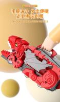 Juguete De Camión Tyrannosaurus Con Dinosaurio Alimentador Y Almacenamiento Deformable Con Coche De Carreras De Aleación Juguete De Transporte Plegable Para Niños - details 5