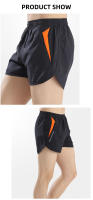 Shorts De Correr Para Hombre Con Bolsillos Cremallera Negros Deportivos Y Adecuados Para Gimnasio Talla Verdadera - details 7