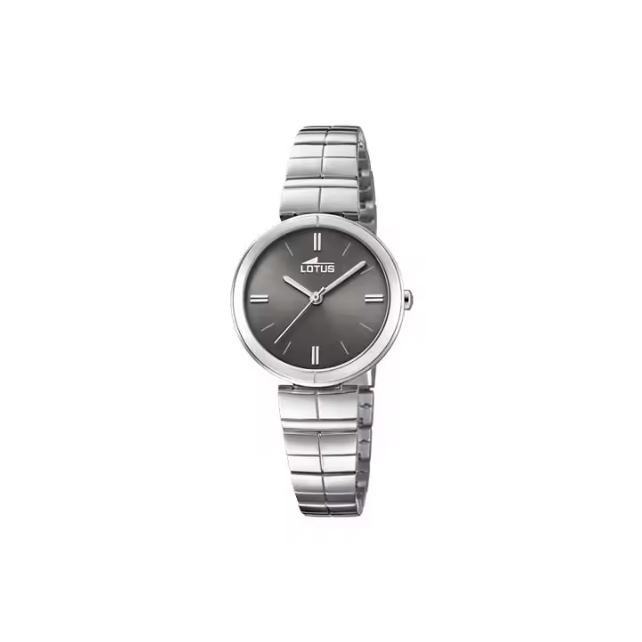 Reloj Lotus Mujer Analógico Cuarzo Acero Inoxidable Plateado - 1
