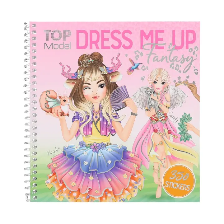 Top Model - Cuaderno de pegatinas de Fantasía Dress Me Up, 0012605 - 1