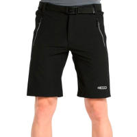 +8000 PANTALON CORTO HOMBRE verano MIDOF 005 NEGRO POLIESTER TEJIDO TECNICO TREKKING SENDERISMO BOLSILLOS CREMALLERA GRIS - details 0