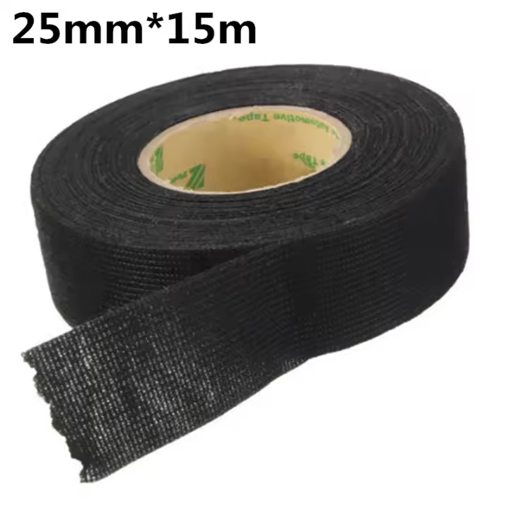 Cinta Adhesiva De Lana Flanelina Para Automóvil 25MM*15M Anti-Ruido Para Enredaderas Herramientas De Reparación De Automóviles - 1