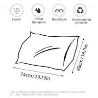 Almohada Ajustable De Algodón Para Hoteles Estilo Hotel Suave Y Transpirable 3D Soporte Cervical Para Dormitorios Y Hoteles 18.9x29.13In - details 1