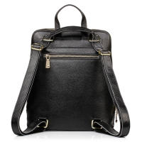 Mochila De Cuero Genuino 100% Zency Para Mujer Con Patrón De Cocodrilo Bolso De Viaje Y Escolar Con Cierre De Cremallera Bolsillos Internos Y Externos Mochila De Moda - details 6