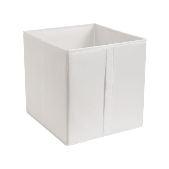 Storage box 31x33x34-plusquality - save or store your objects in a simple and accessible way - all types of objects - white color - foldable, lightweight, easy to store