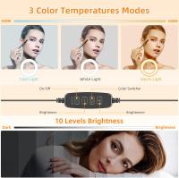 5" Desk Ring Light with Stand, LED Ring Light for Laptop Monitor, Video Conference Lighting, Zoom Meeting Light for Video Calls Selfie Makeup - details 1