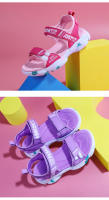 Sandalias De Playa Antideslizantes Para Niñas Verano Talla 29-38 Con Diseño De Flores Zapatos Planos Casuales Transpirables Para Niños - details 11