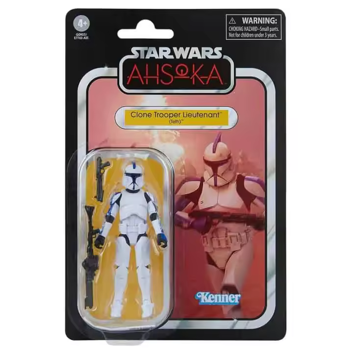 Figura Clone Trooper Lieutenant Star Wars Ahsoka 9,5cmFigura  Coleccionable - Idea de Regalo- Mercancia Oficial - Juguetes para Niños y Adultos - Movies Fans - Muñeco para Coleccionistas y Exposición - 1