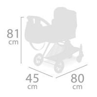 DeCuevas Toys,Coche de muñeca 3×1, para muñecas de hasta 52 cm, bebes reborn el regalo para niñas (80746) Muñecas para niñas muñecas j - details 5