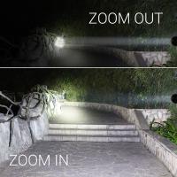 Linterna LED De Alta Potencia Para Camping 5 Modos De Iluminación Aleación De Aluminio Plegable Impermeable Uso Con 3 Pilas AAA - details 6
