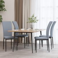 vidaXL Sillas de comedor 4 unidades terciopelo en color Rosa/Azul/Verde oscuro y más | cómodas modernas ergonómicas para comedor cocina salón hogar - details 3