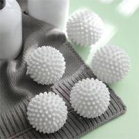 6pcs Bola De Lavado Antidesatornilladora De TPR Blanco Puro Magia De Limpieza Para Eliminación De Suciedad Y Nudos En La Máquina De Lavado - details 0