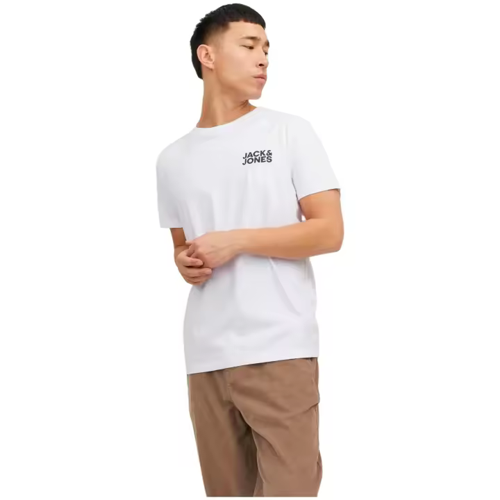 Camiseta de Manga Corta Jack&Jones  para hombre en color blanco - 1
