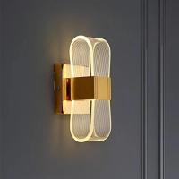 Lámpara De Pared De Acrílico Y Aluminio Con Luz Cálida Estilo Nórdico Moderno Decoración Sencilla Para Sala De Estar Comedor Dormitorio - details 0