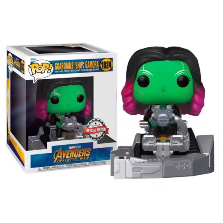 FUNKO POP! DELUXE MARVEL VENGADORES: INFINITY WAR - NAVE DE LOS GUARDIANES: GAMORA EXCLUSIVO , 63210, Nº 1024, TIENDA CON LICENCIA OFICIAL - 1