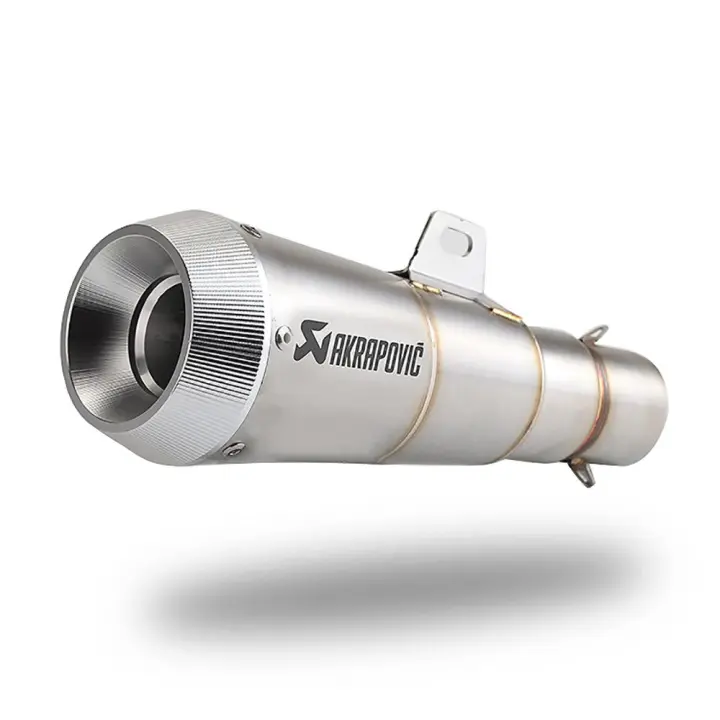 Tubo de Escape Universal de Acero Inoxidable Respryace Forma Redonda Para Yamaha MT-07, Honda - 1