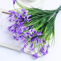 Lirio De Casa Artificial 33cm Flores Falsas Para Decoración Interior Hogar Jardín Bodas Vaso De Floración Exterior Decoración De Habitaciones - details 9