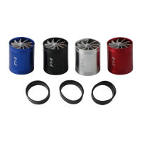 Kit De Turbo Para Coche Filtro De Aire Doble Turbina Accesorios De Combustible Ahorro De Combustible Con Tubo Y Manguera De Aluminio - details 0