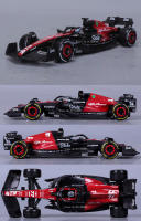 Modelo De Coche De Aleación Bburago 1:43 Alfa Romeo F1 Team Stake 2023 C43 24# Zhou Guanyu 77# Valtteri Bottas Serie De Juguetes Colección Regalo - details 9