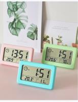 Reloj De Mesa Multifuncional Con Monitor De Temperatura Humedad Y Alarma LCD Digital Para El Hogar Medidor De Humedad Y Temperatura - details 9