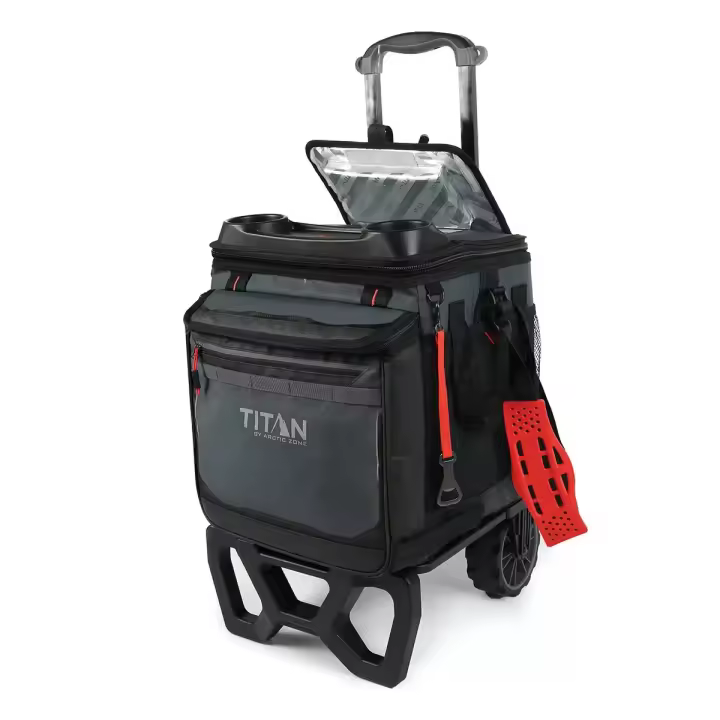 Nevera trolley portátil con ruedas todo terreno. ARTIC ZONE TITAN. 22,5 litros, 60 latas - 1