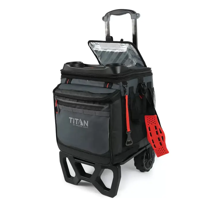 Nevera trolley portátil con ruedas todo terreno. ARTIC ZONE TITAN. 22,5 litros, 60 latas - 1