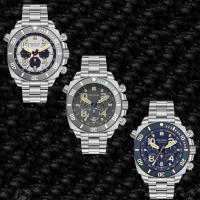 Reloj Deportivo De Inmersión Para Hombre 2024 Reloj De Cuarzo Con Pantalla Grande De Acero Inoxidable 316L Y Cristal De Zafiro Resistente Al Agua 500M Luminoso Chronógrafo - details 14