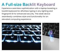Ninkear N15 Air Portátil Laptop Pantalla IPS 15.6'' 1920*1080 Intel N95 3.4GHz 16GB RAM 512GB SSD Windows 11 WiFi Dual Bluetooth 4.2 2*USB3.0 1*HDMI 1*Micro SD Batería 44Wh Apertura y Cierre de 180° Teclado Retroiluminado Desbloqueo por Huella Digital - details 10