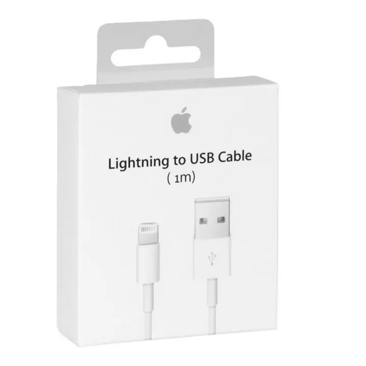 Cable USB Lightning Apple 1 Metros Para Sincronización De Datos Y Carga De iPhone | iPad - 1
