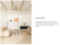 CREATE -  Ventilador de techo 40W silencioso , Con Luz, Color de motor Blanco, Ø112cm o Ø152cm  - WIND STYLANCE - details 4