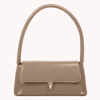 Bolso De Hombro Para Mujer Estilo Retro Tendencia PU Cuero Sólido Color Simple Bolso De Comunicación Con Manija Portátil Bolsos Casual - details 11
