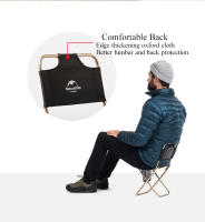 Silla De Camping Naturehike Ultraligera Portátil Con Malla Para Pescar Y Picnic Silla De Relax Para Exterior Color Negro Y Caqui - details 3