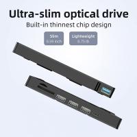 Disco Óptico Externo 7-en-1 USB 3.0 Tipo C Lector Y Grabador De CD DVD RW Para PC De Escritorio Y Portátil Compatibilidad Con DVD- RW Soporte De Corrección De Errores Hasta 8x - details 5