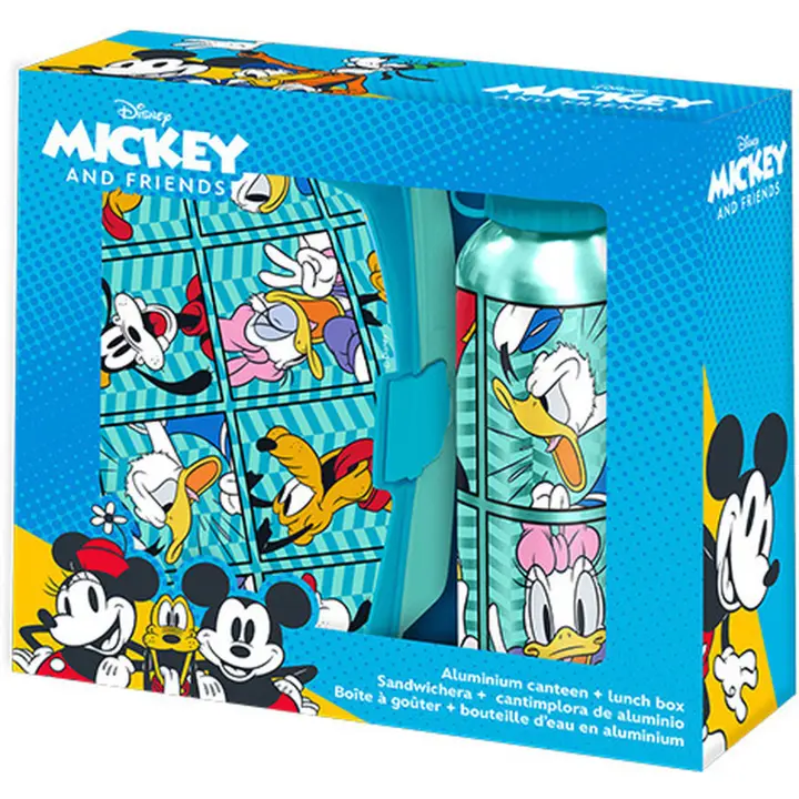 TAPER + BOTELLA ALUMINIO MICKEY Y SUS AMIGOS - 1