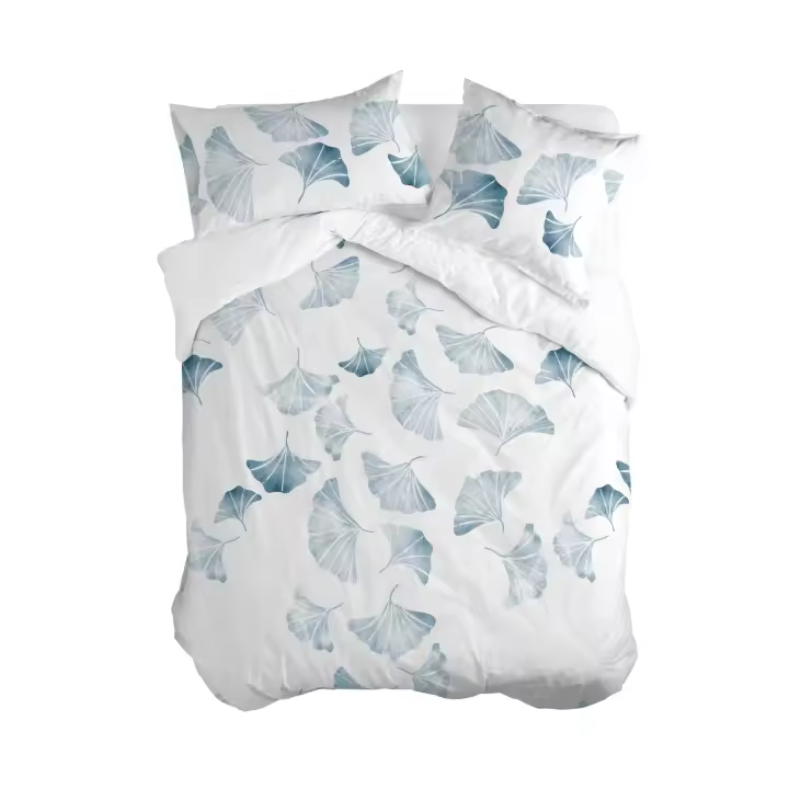 Happyfriday- Ginkgo Funda nórdica, Fundas nórdicas 100% Algodón, calidad de 150 TC, Fabricado en España (No incluye fundas de almohada) - 1