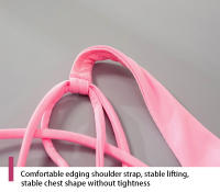 Nueva Sujetador Deportivo Para Mujer Push up Cross Back Shockproof Running Gimnasio Entrenamiento Yoga Top Corto De Fitness - details 19