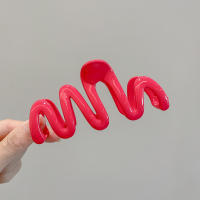 Pinza Para El Cabello De Gelatina Colorida Para Mujeres Y Niñas Diseño Coreano Fashion Simple Y Dulce Clip Para El Cabello Irregular Accesorio De Moda Para Todas Las Estaciones - details 9