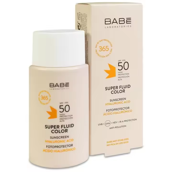 Babé Super Fluid Color Fotoprotector Spf50+, 50 Ml - 1