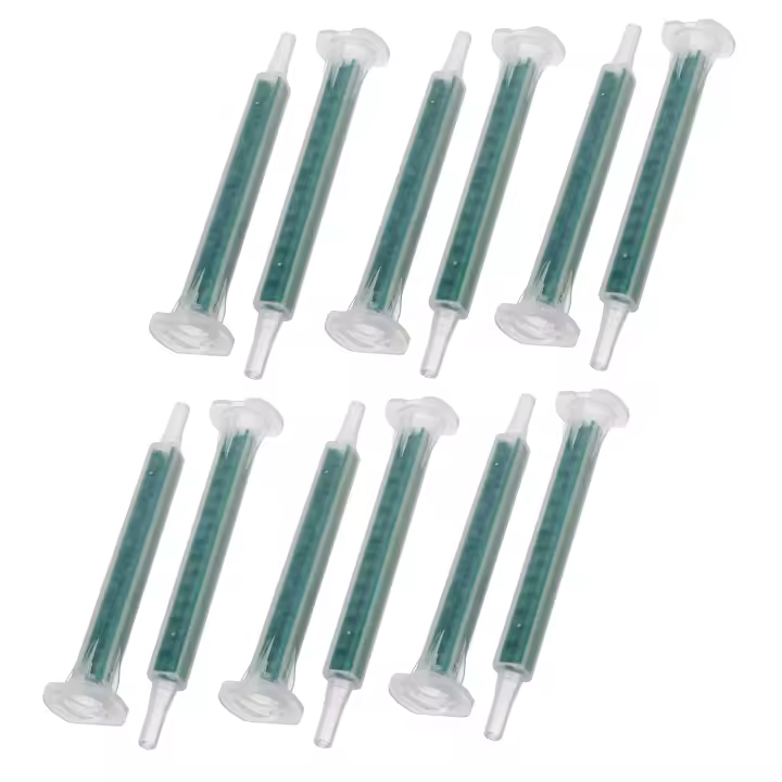 AREABOXES Boquillas Mezcladoras Epoxi – 12 Und, Para Adhesivo Bicomponente, Fácil Mezcla - 1