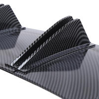 Difusor De Parachoques Trasero Universal De ABS Con Doble Ala Estilo Cangrejo Anti-colisión 2 En 1 Para Coche Adecuado Para La Mayoría De Los Vehículos - details 12