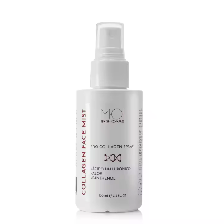 COLLAGEN FACE MIST-Spray bruma facial con ácido hialurónico, aloe y phantenol 100ml MOI SKINCARE - 1