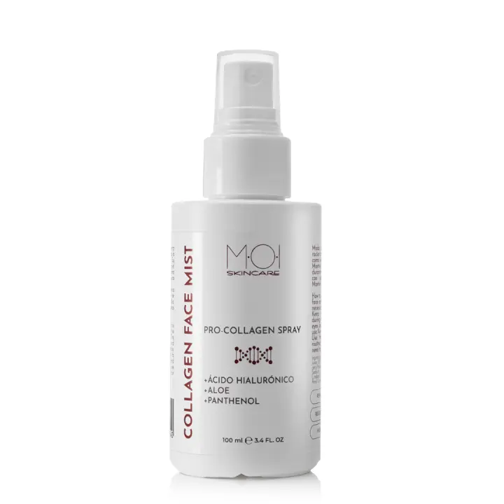 COLLAGEN FACE MIST-Spray bruma facial con ácido hialurónico, aloe y phantenol 100ml MOI SKINCARE - 1