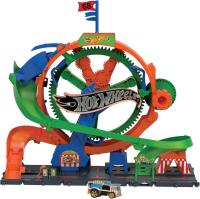 Hot Wheels Rueda de la Fortuna Pista para coches de juguete con noria con luces y sonidos Mattel HKX46 - details 1