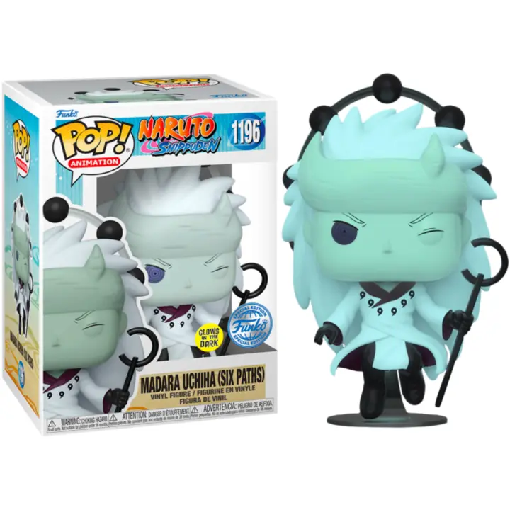 Funko Madara Uchiha Sage of the Six Paths GITD 1196  Special Edition  Pop Vinyl Brilla en la oscuridad - 1