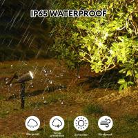 Luces De Punto Solar RGB 9 LED Para Exterior IP65 Impermeables Con Ajuste De Luminosidad Para Decoración De Jardín Y Paisaje - details 2